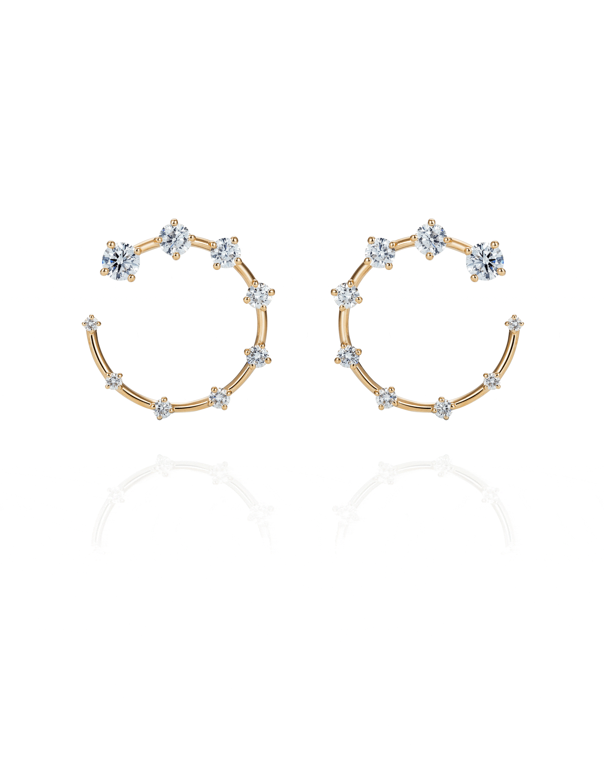 FERNANDO JORGE-Circle Small Earrings - Yellow Gold-YELLOW GOLD