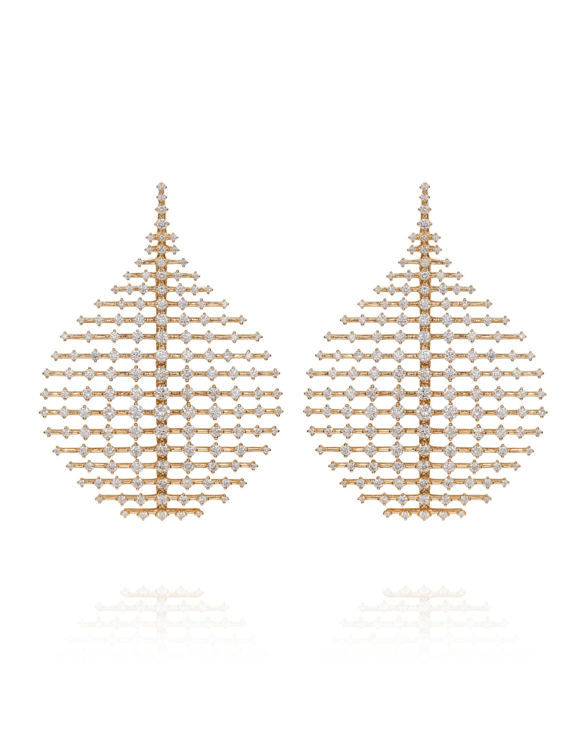 FERNANDO JORGE-Medium Disco Diamond Earrings-YELLOW GOLD