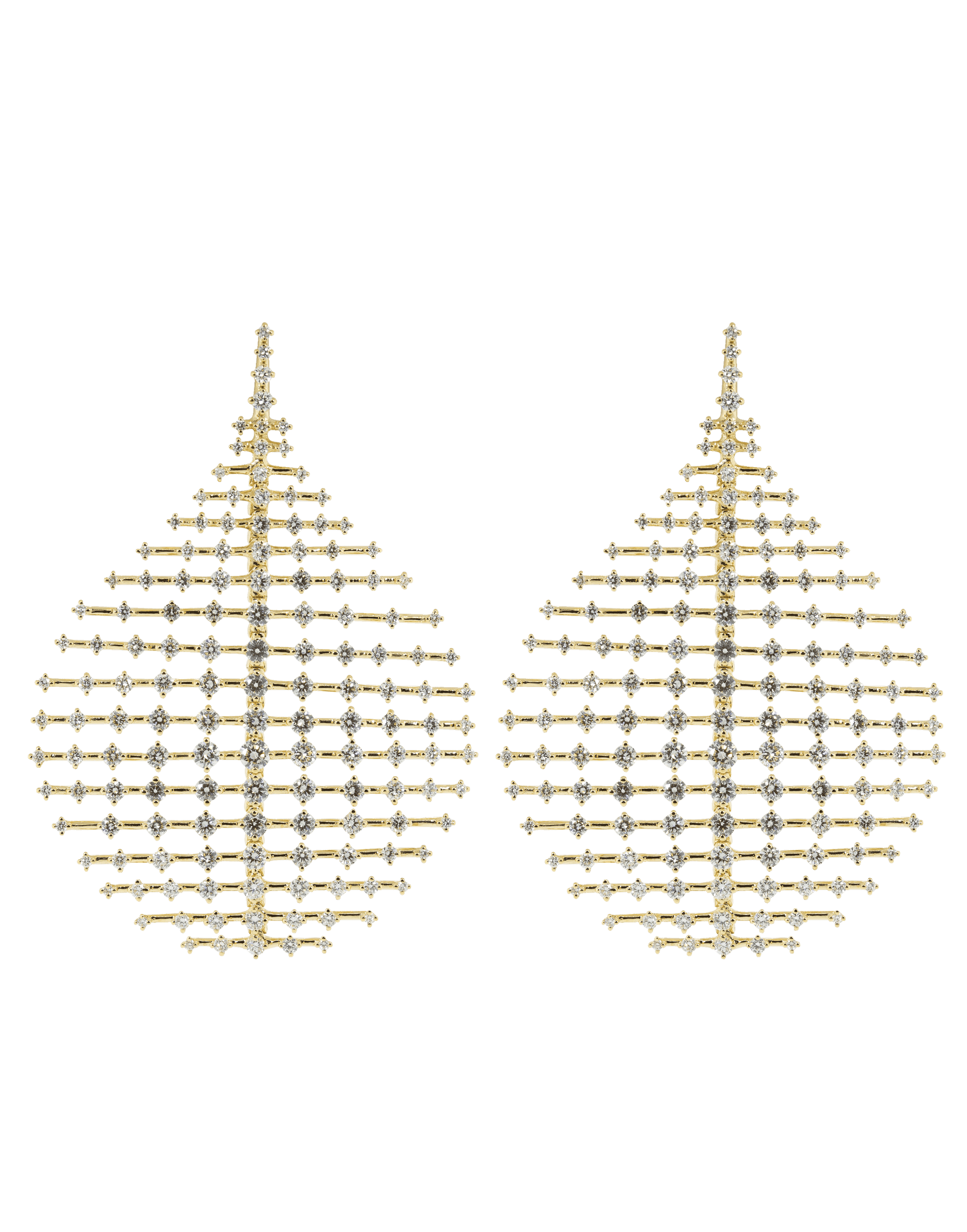 FERNANDO JORGE-Medium Plus Disco Earrings-YELLOW GOLD