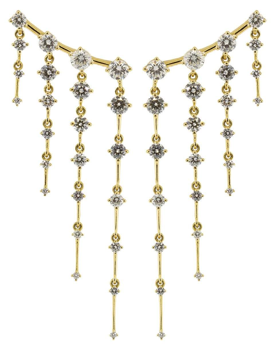 FERNANDO JORGE-Multi Sequence Diamond Earrings-YELLOW GOLD