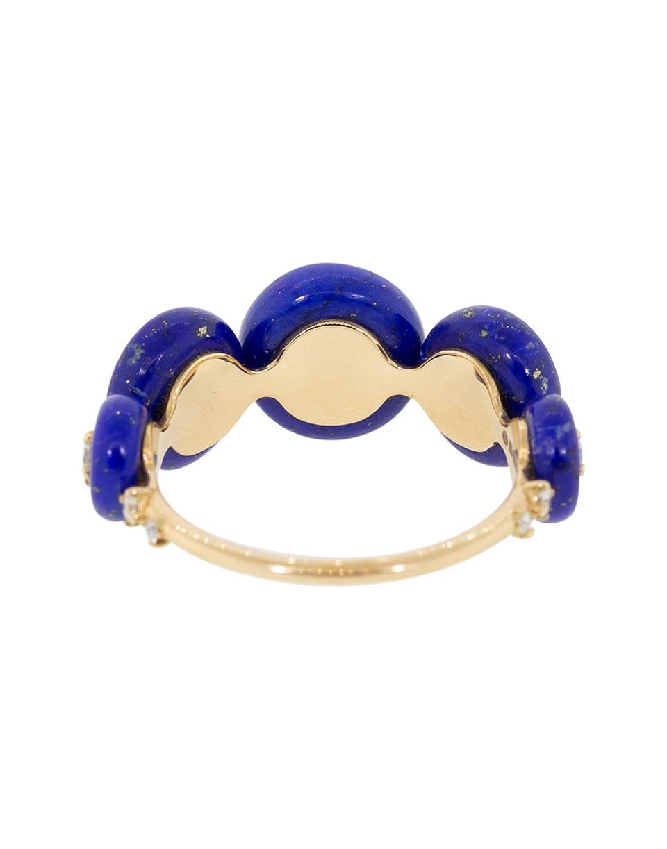 FERNANDO JORGE-Large Lapis Surrounding Ring-ROSE GOLD