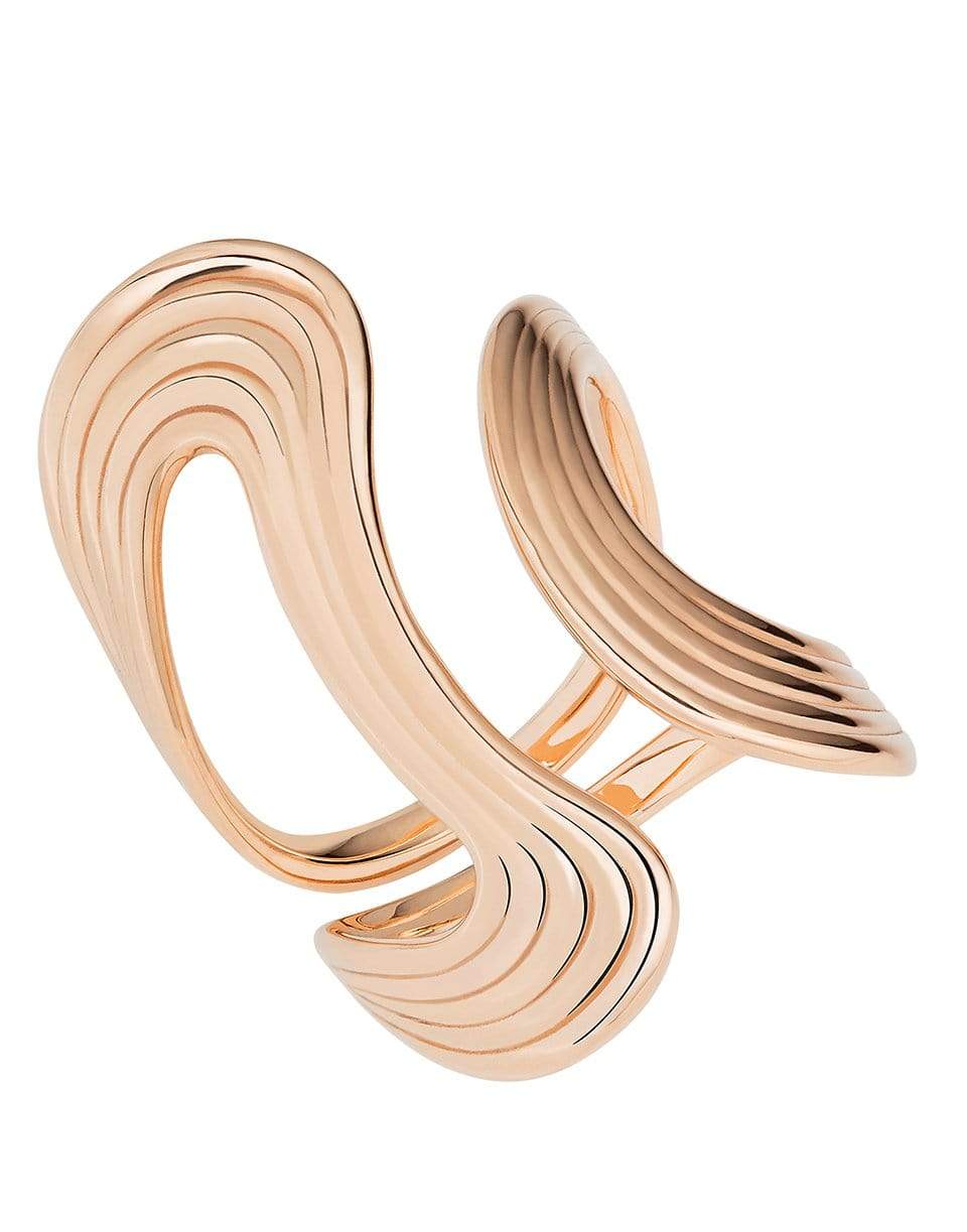 FERNANDO JORGE-Stream Lines Open Ring-ROSE GOLD