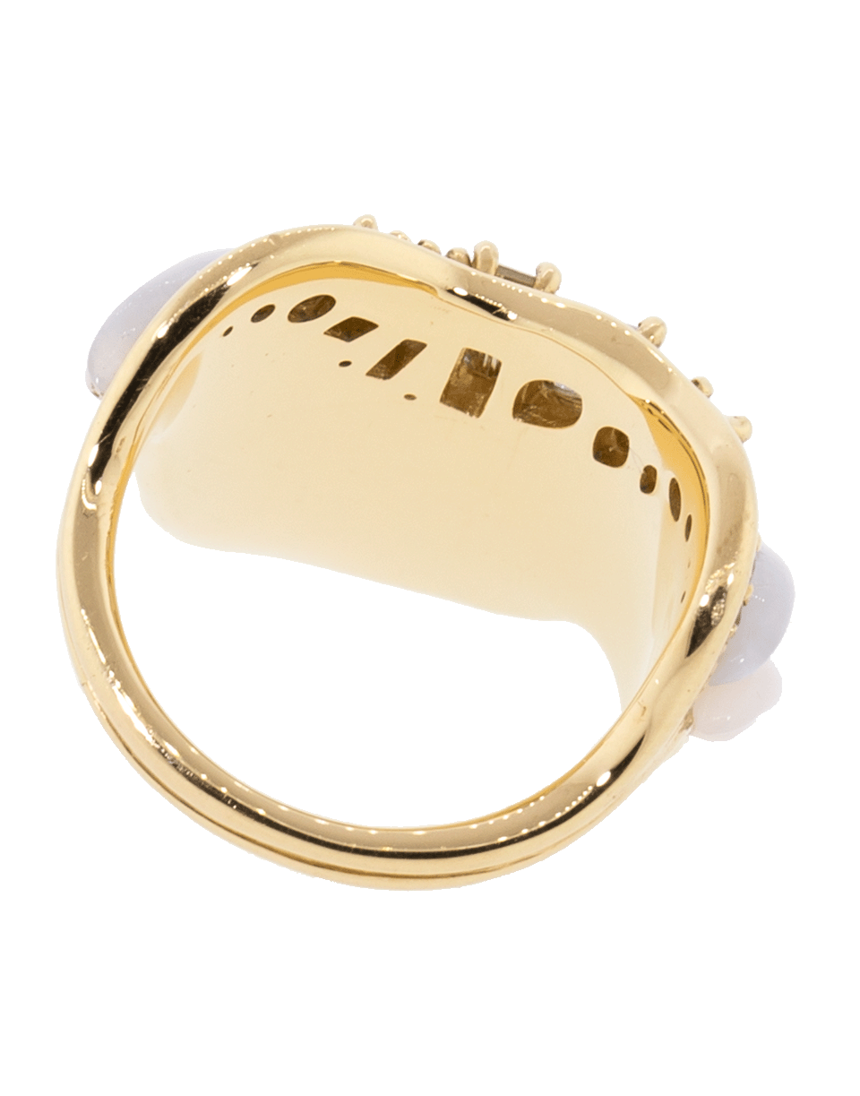 FERNANDO JORGE-Stream Melting Pink Opal Ring-ROSE GOLD