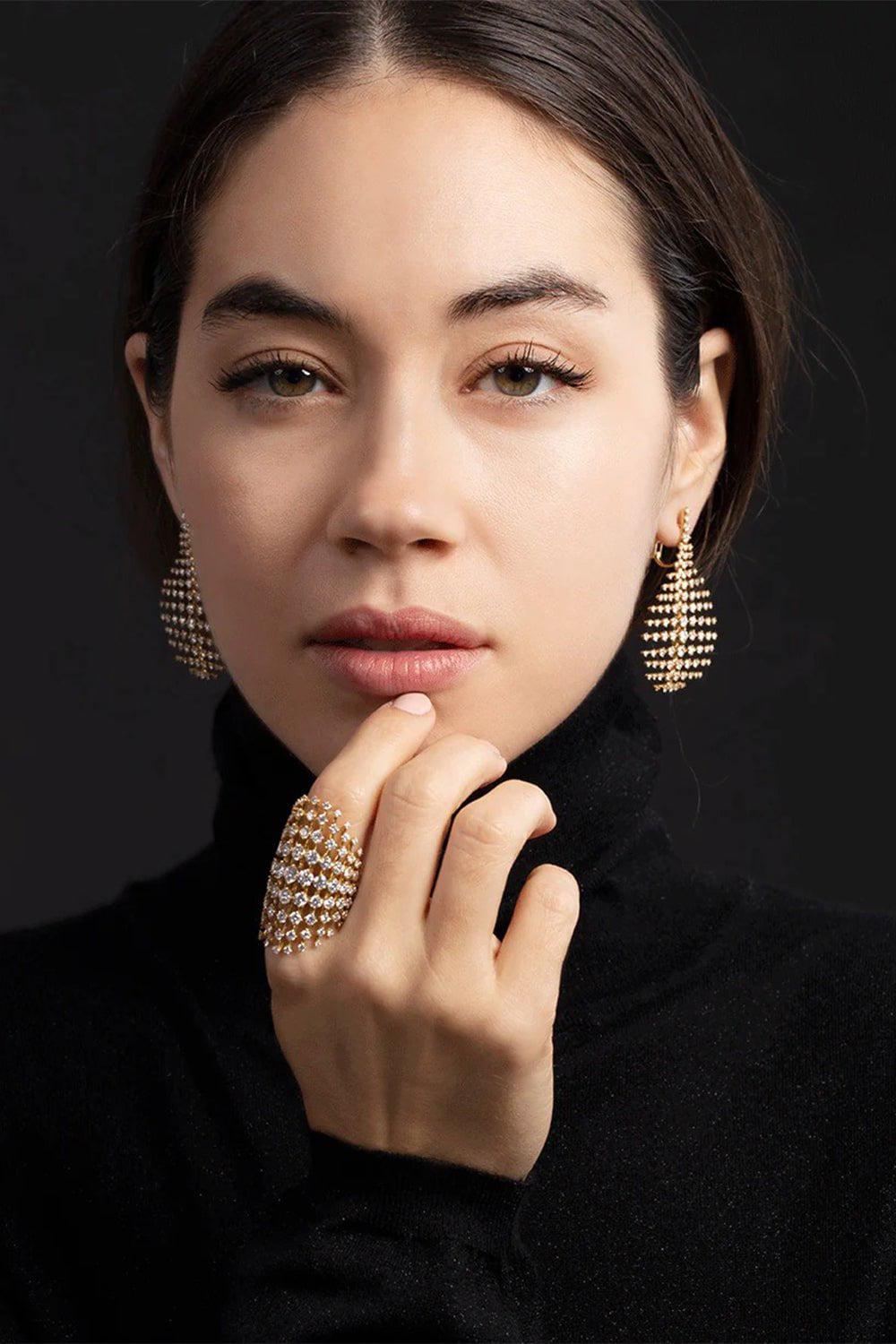 FERNANDO JORGE-Disco Diamond Ring-YELLOW GOLD