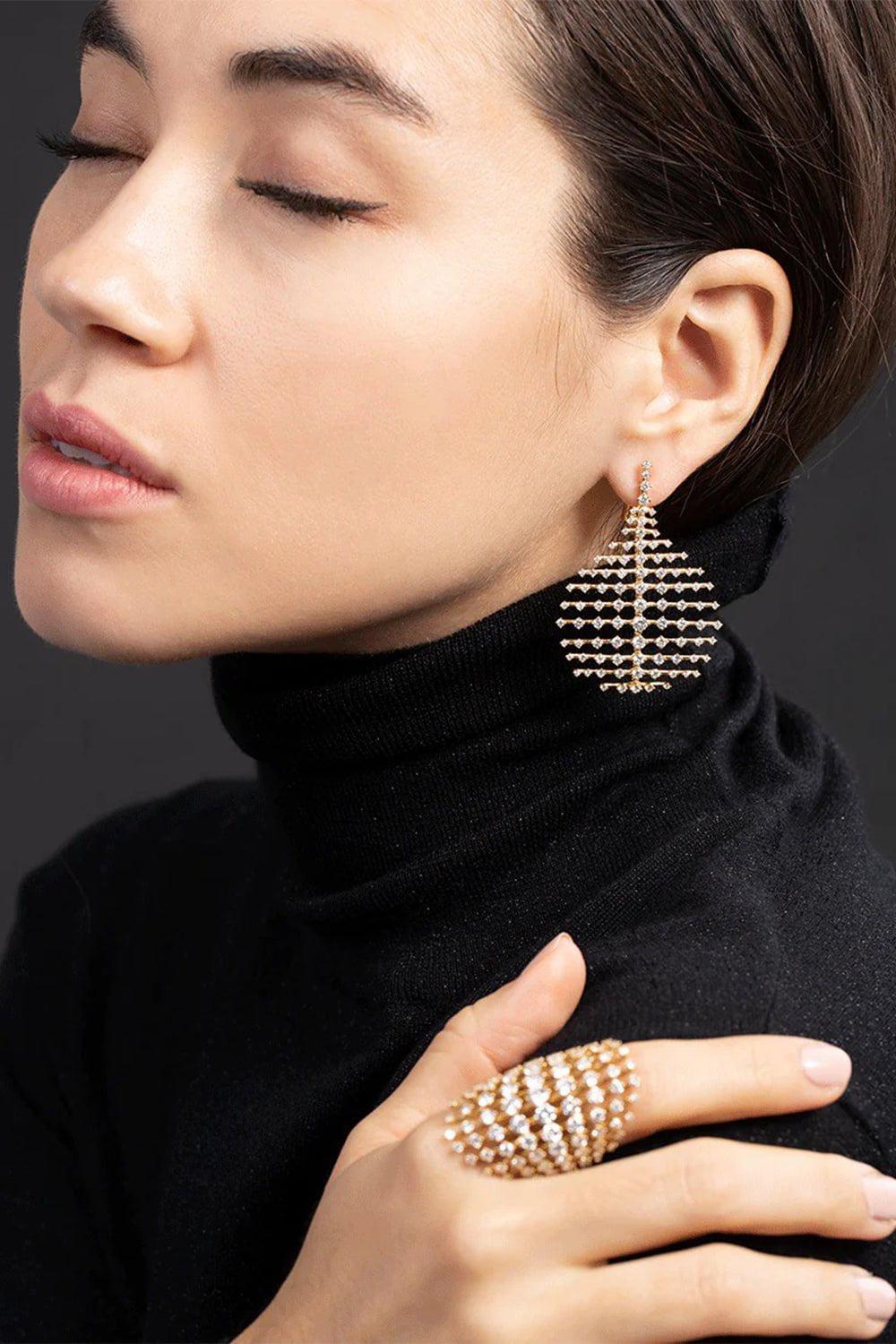 FERNANDO JORGE-Disco Diamond Ring-YELLOW GOLD