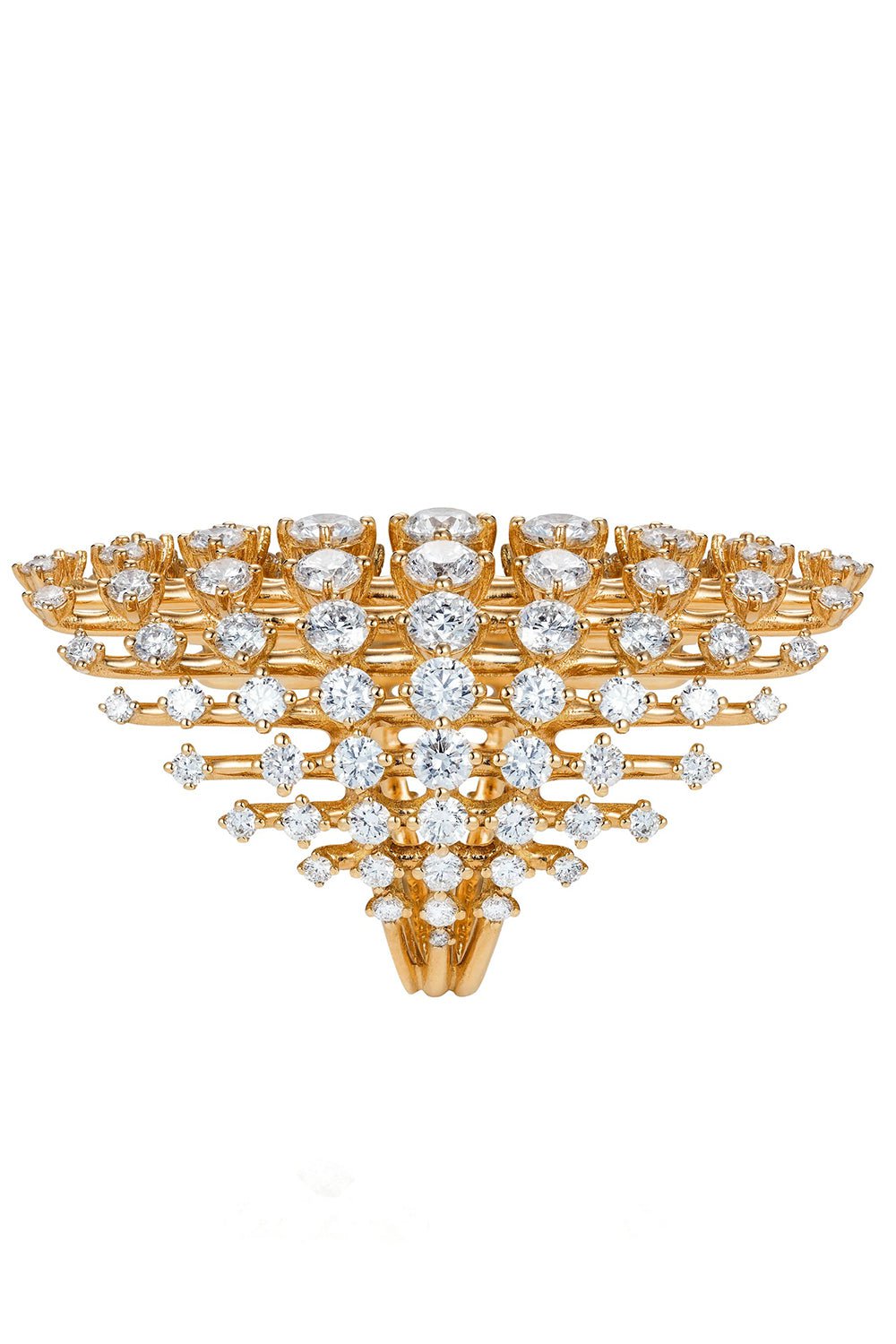 FERNANDO JORGE-Disco Diamond Ring-YELLOW GOLD