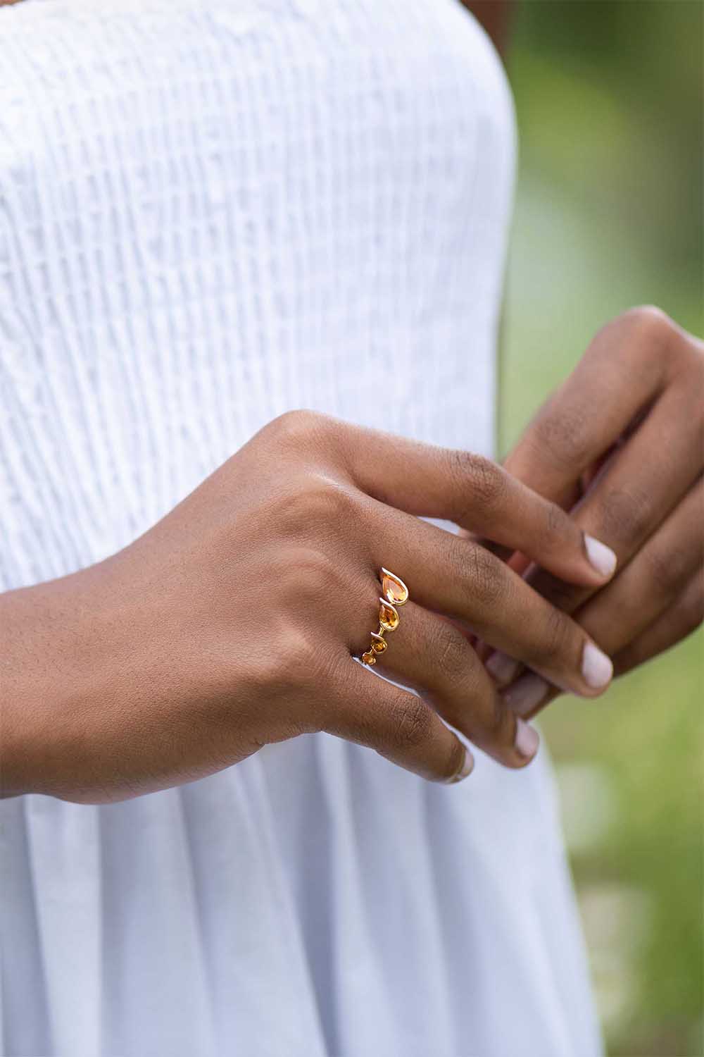 FERNANDO JORGE-Flicker Ring-YELLOW GOLD