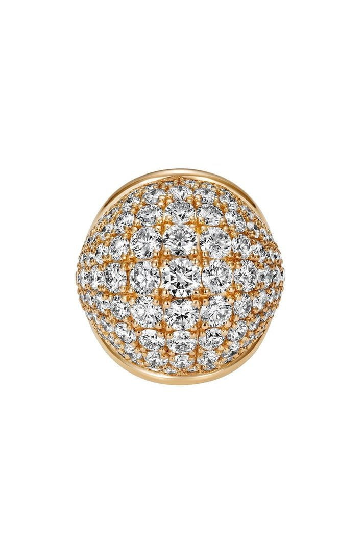 FERNANDO JORGE-Fluid Diamond Ring-YELLOW GOLD