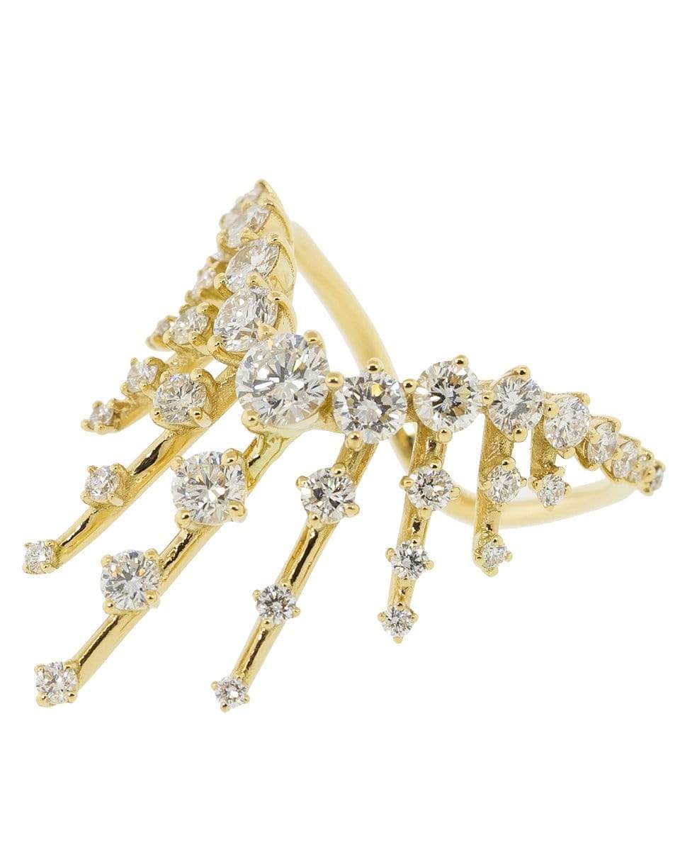 FERNANDO JORGE-Diamond Radiant Ring-YELLOW GOLD