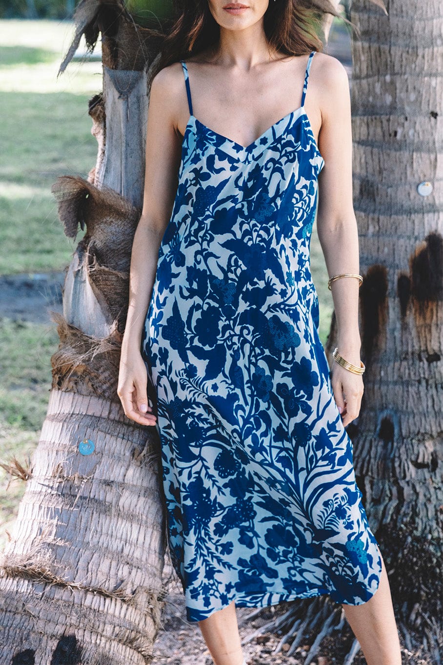 FIGUE-Carolyne Slip Dress-