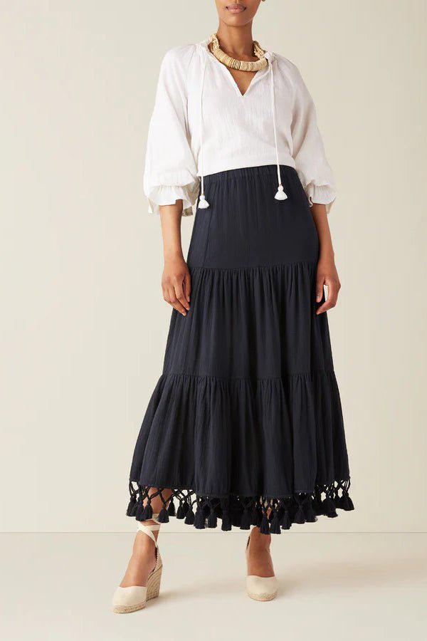 FIGUE-Lianna Top - White-