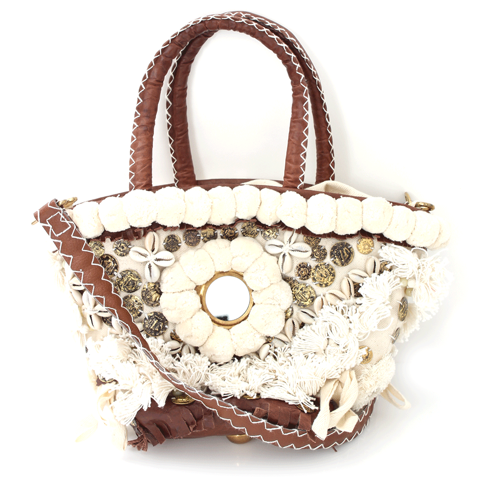 FIGUE-Small Tuk Tuk Tote-IVRY/BRW