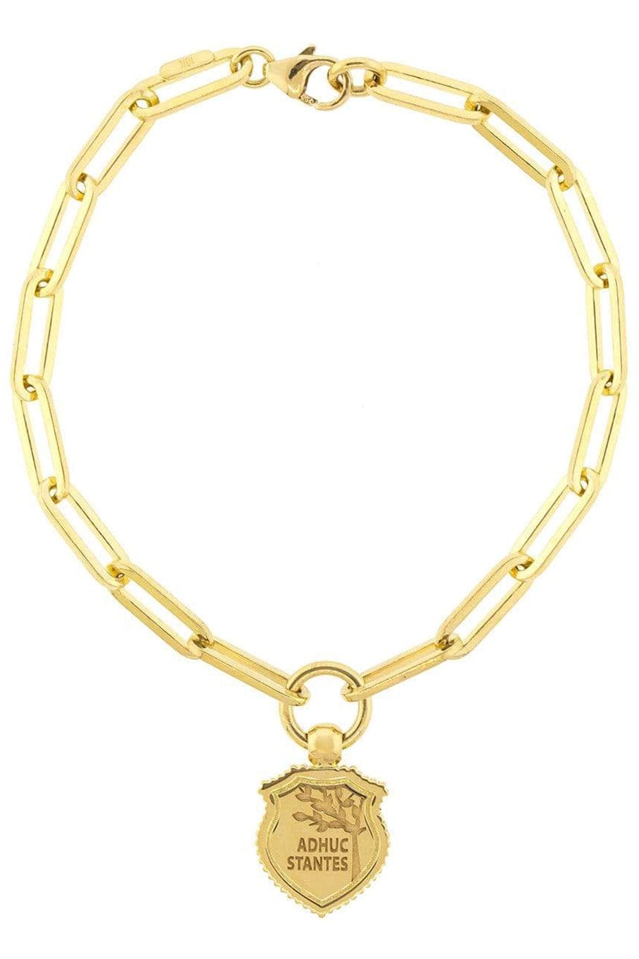 FOUNDRAE-Adhuc Stantes Fob Clip Bracelet-YELLOW GOLD