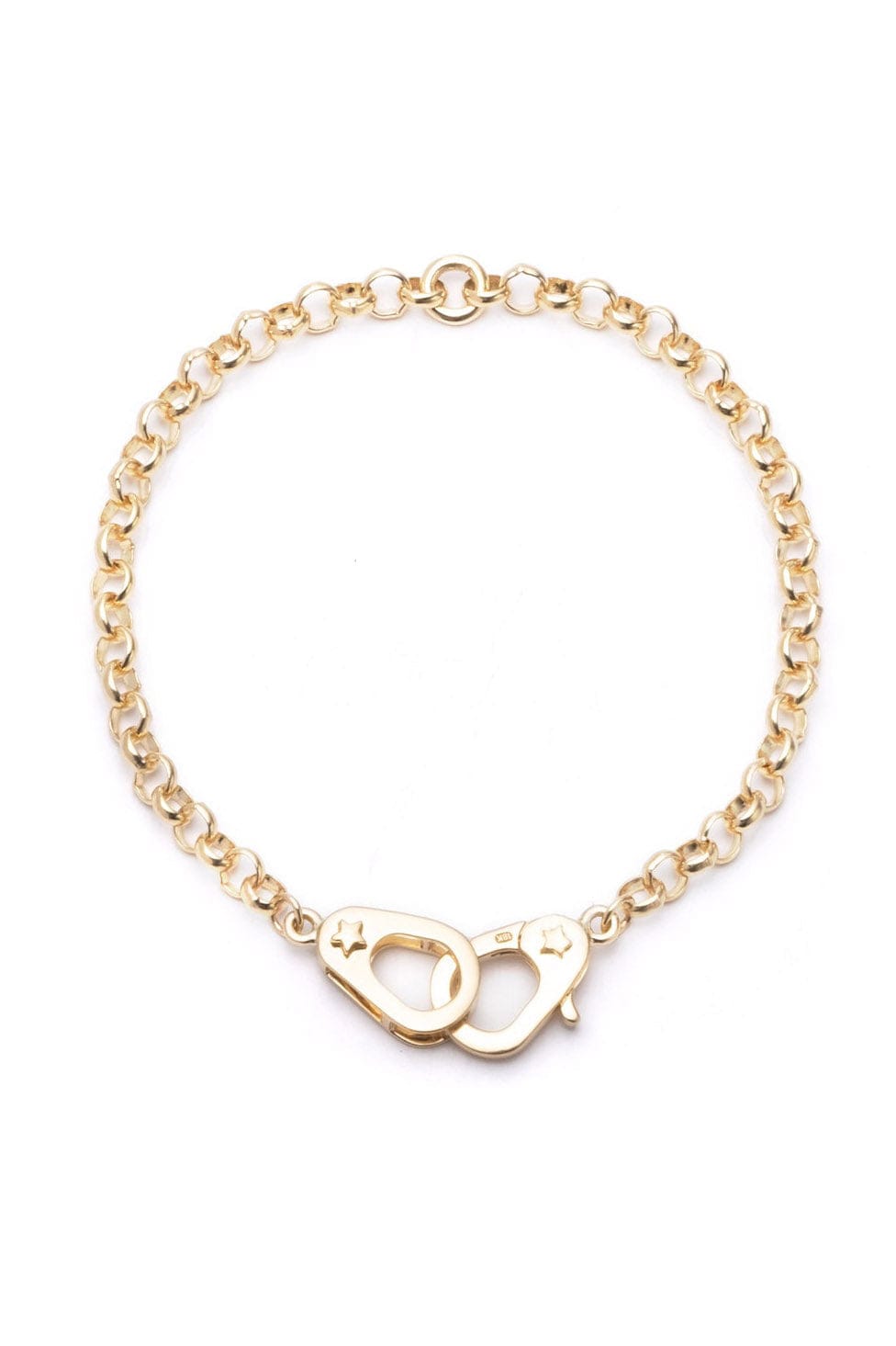 FOUNDRAE-Sister Hook Medium Bracelet-YELLOW GOLD