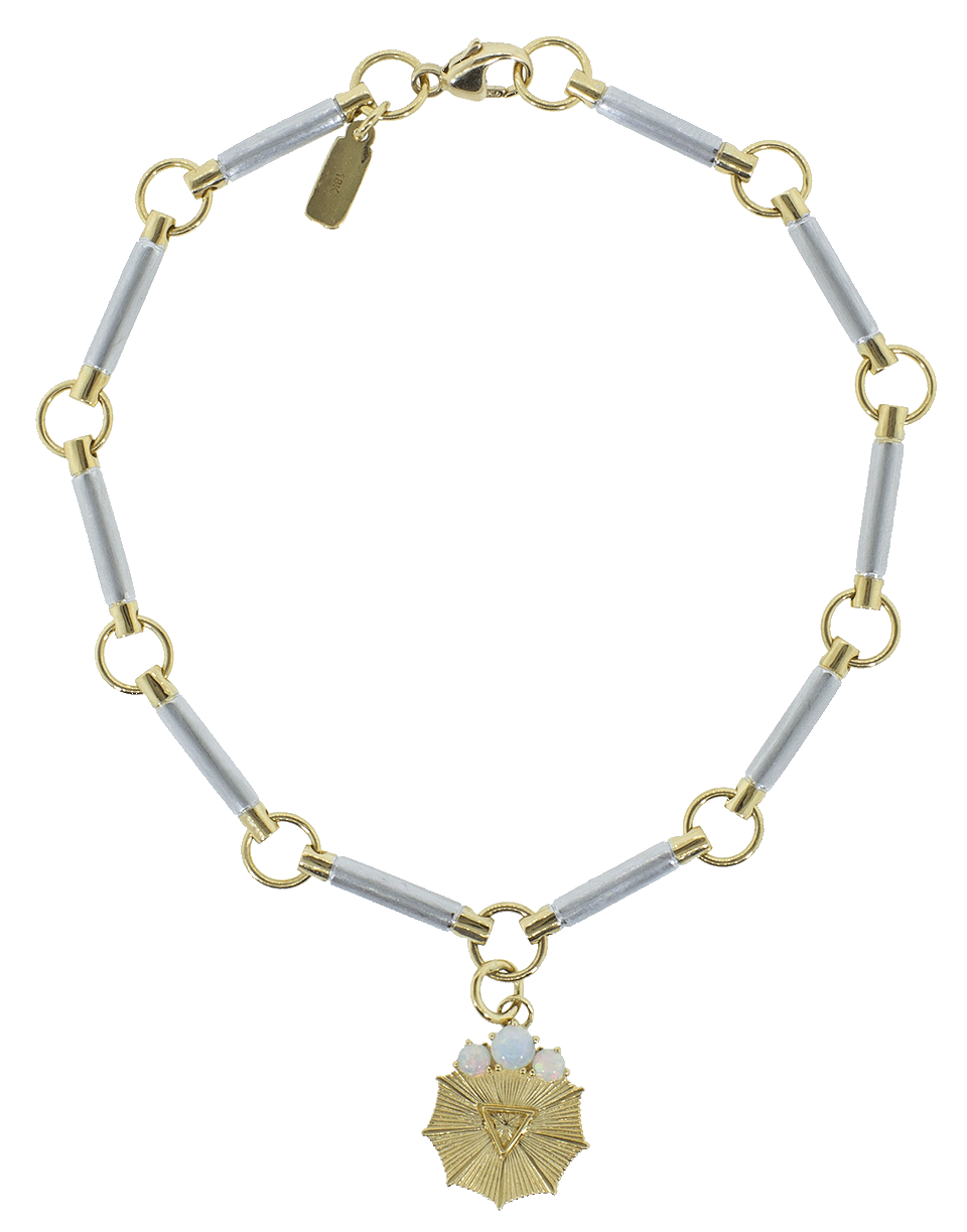 FOUNDRAE-Water Element Opal Bracelet-YELLOW GOLD