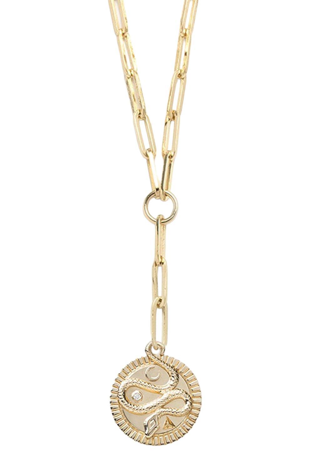  Wholeness Classic Fob Clip Extension Chain Necklace-YELLOW GOLD-JEWELRYFINE JEWELNECKLACE O-FOUNDRAE 