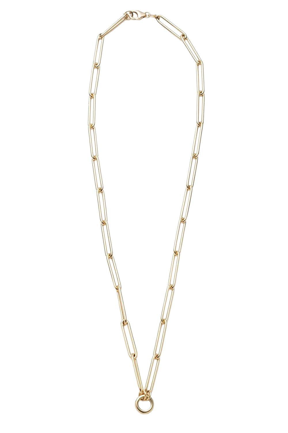 Extended Clip Open Chain-YELLOW GOLD-18-JEWELRYFINE JEWELNECKLACE O-FOUNDRAE