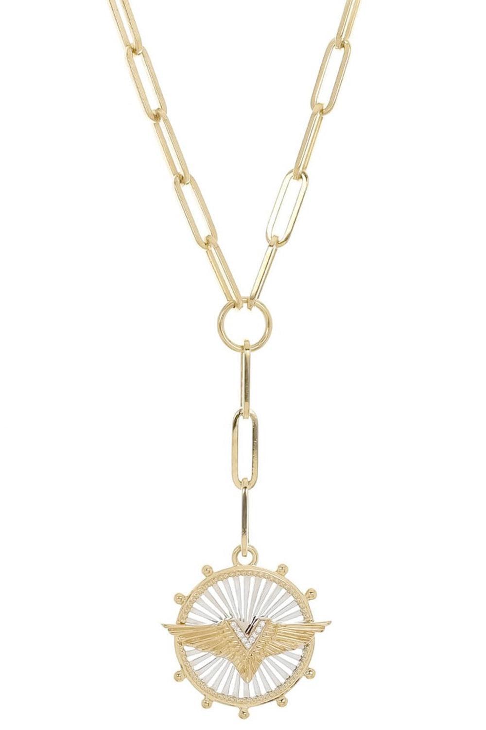 Classic Fob Passion Necklace-YELLOW GOLD-JEWELRYFINE JEWELNECKLACE O-FOUNDRAE