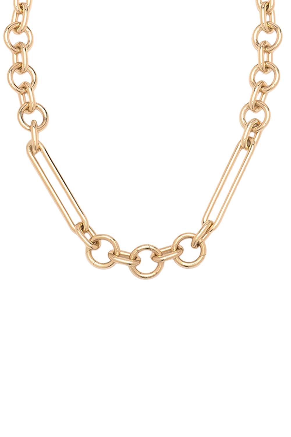 Mixed Oversized Clip Choker-YELLOW GOLD-JEWELRYFINE JEWELNECKLACE O-FOUNDRAE