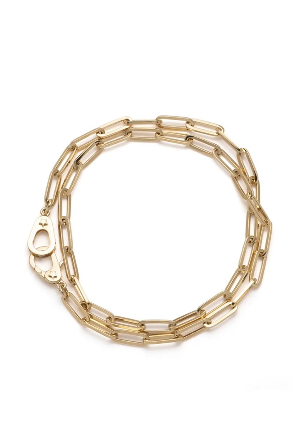 FOUNDRAE-Sister Hook Classic FOB Clip Chain-YELLOW GOLD