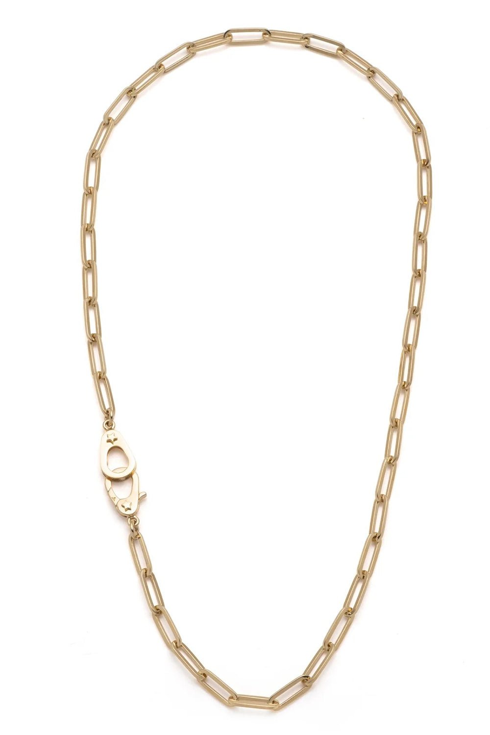 FOUNDRAE-Sister Hook Classic FOB Clip Chain-YELLOW GOLD