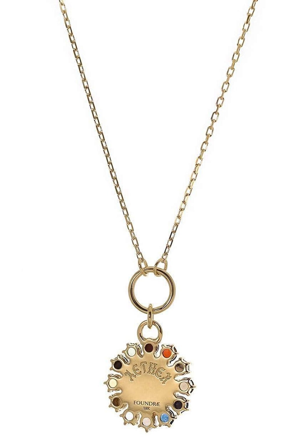 FOUNDRAE-Aether Thread Necklace-YELLOW GOLD