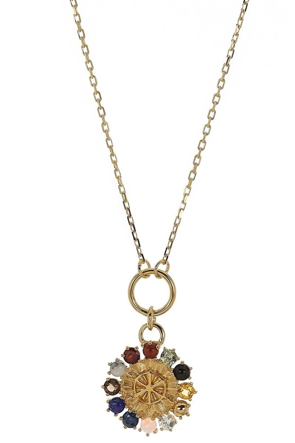FOUNDRAE-Aether Thread Necklace-YELLOW GOLD