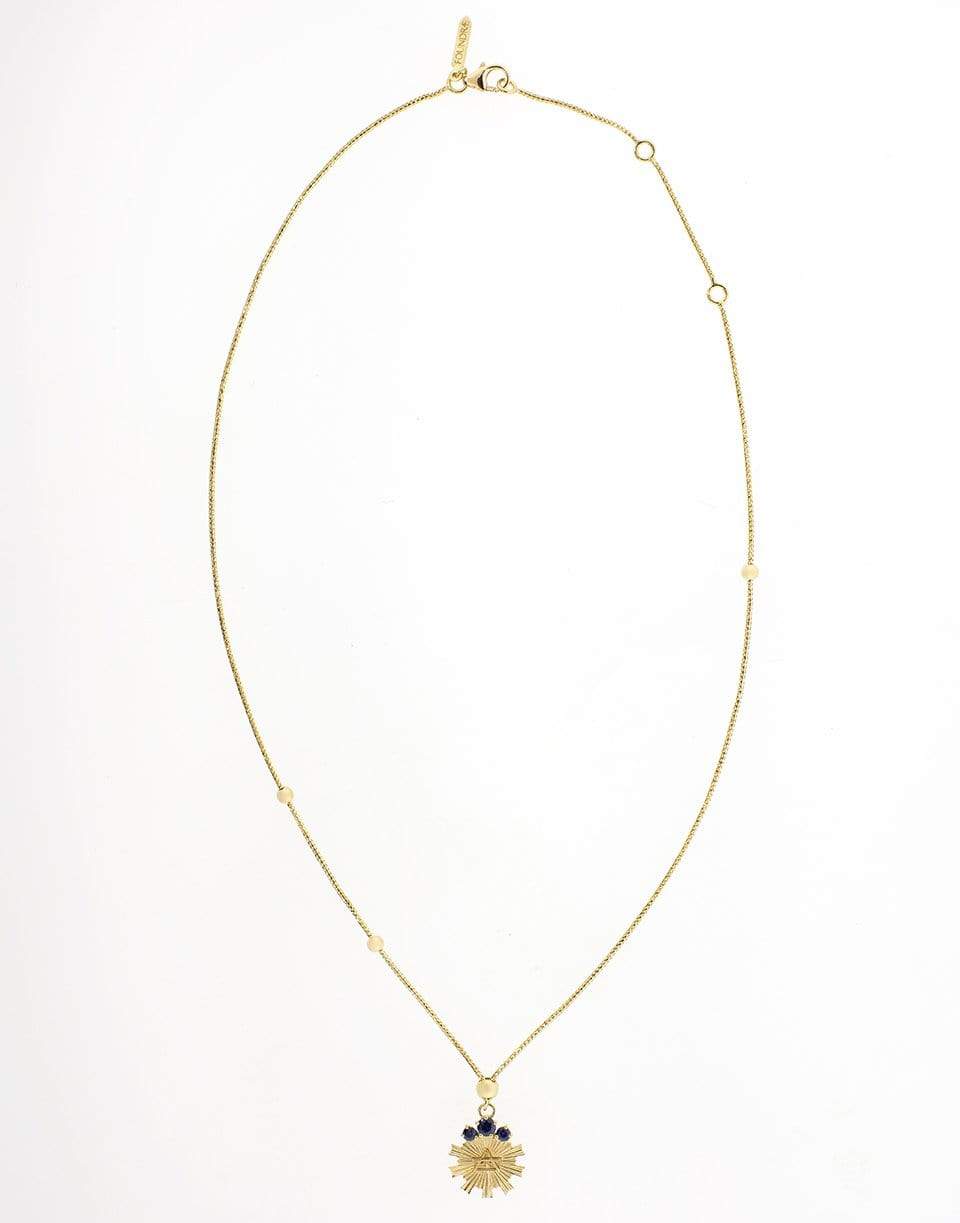 FOUNDRAE-Air Element Dotted Choker-YELLOW GOLD