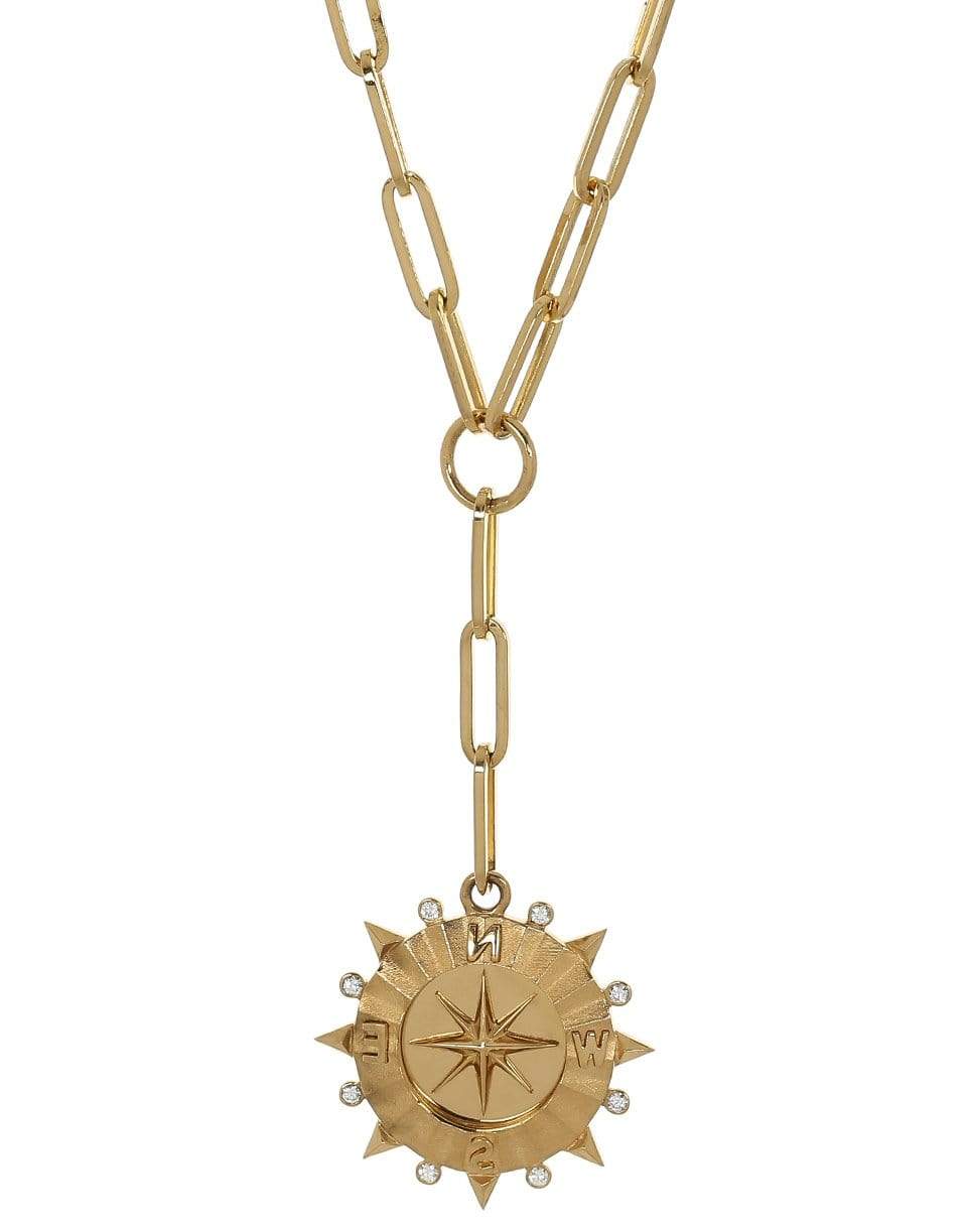 FOUNDRAE-Classic Fob Course Correction Necklace-YELLOW GOLD