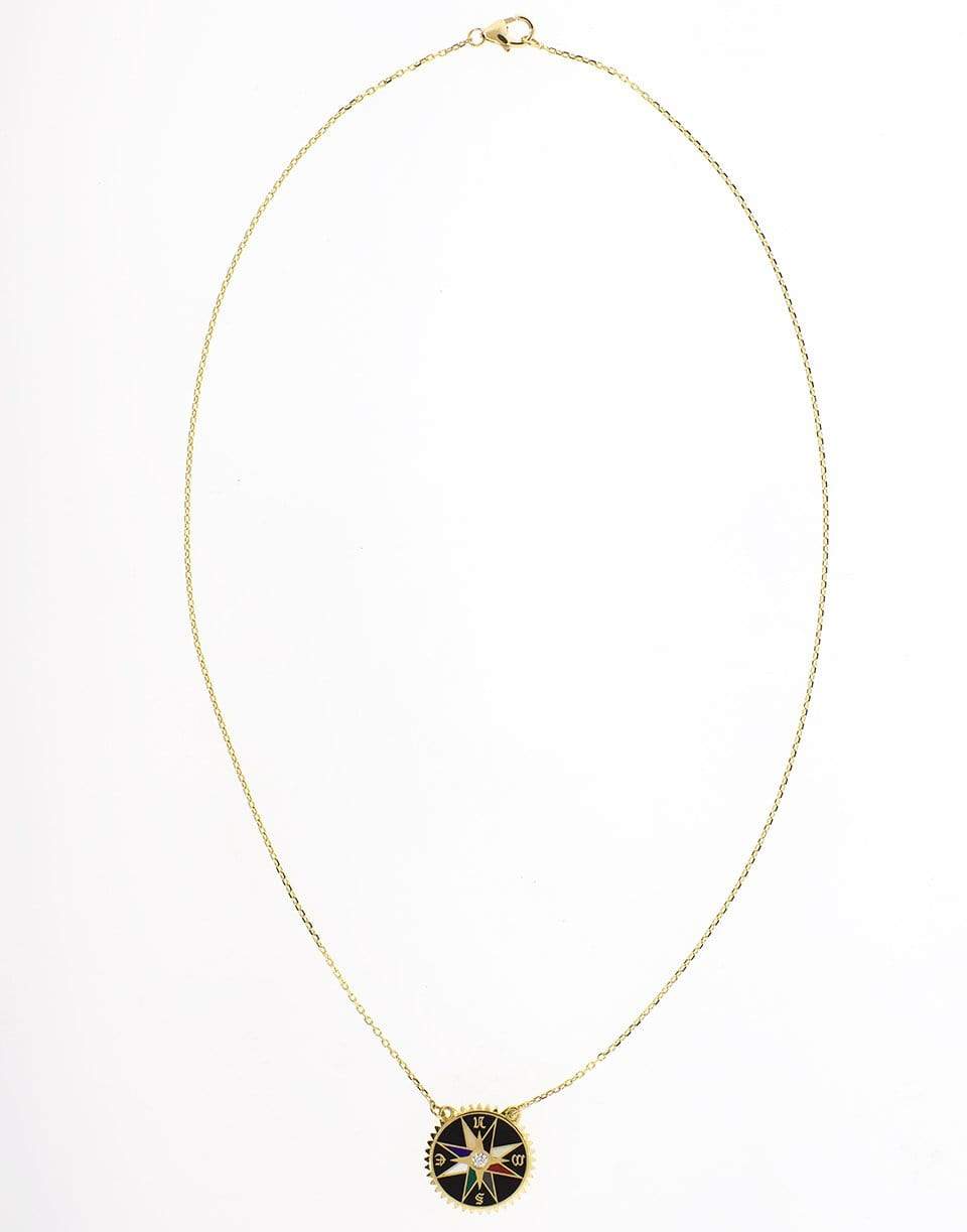 FOUNDRAE-Course Correction Pendant Necklace-YELLOW GOLD