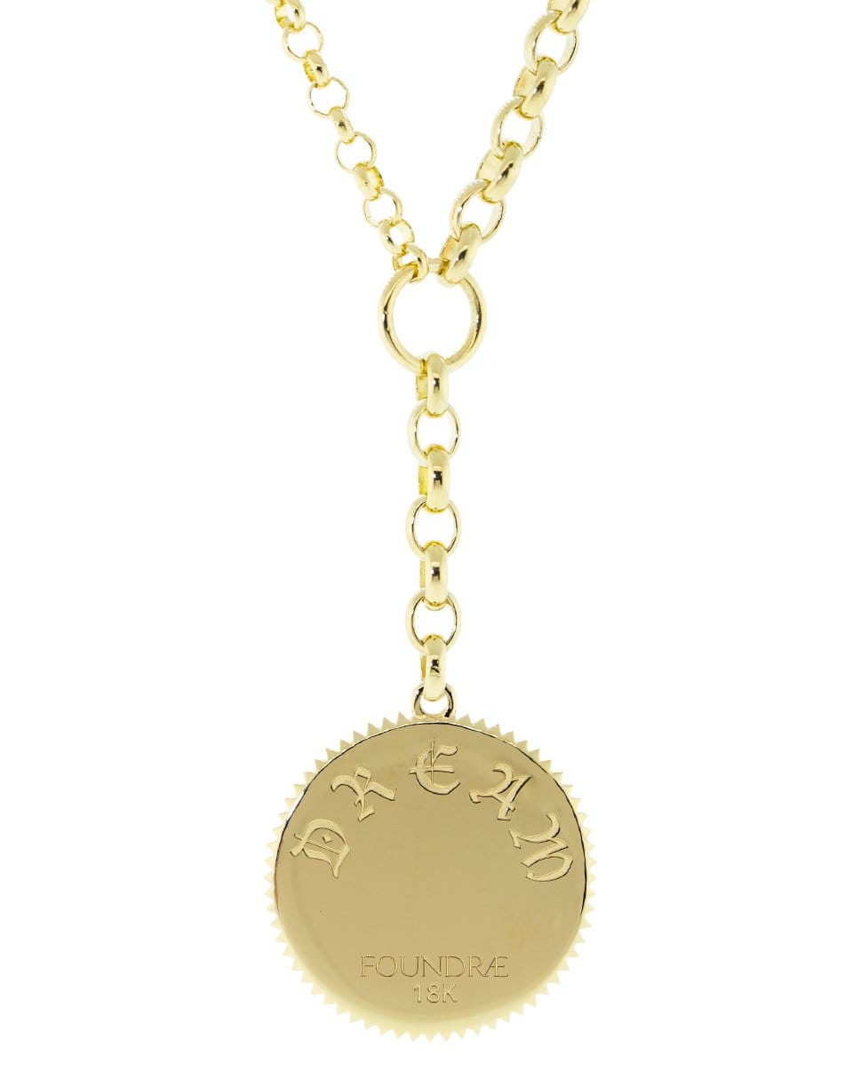 FOUNDRAE-Dream Medallion Necklace-YELLOW GOLD