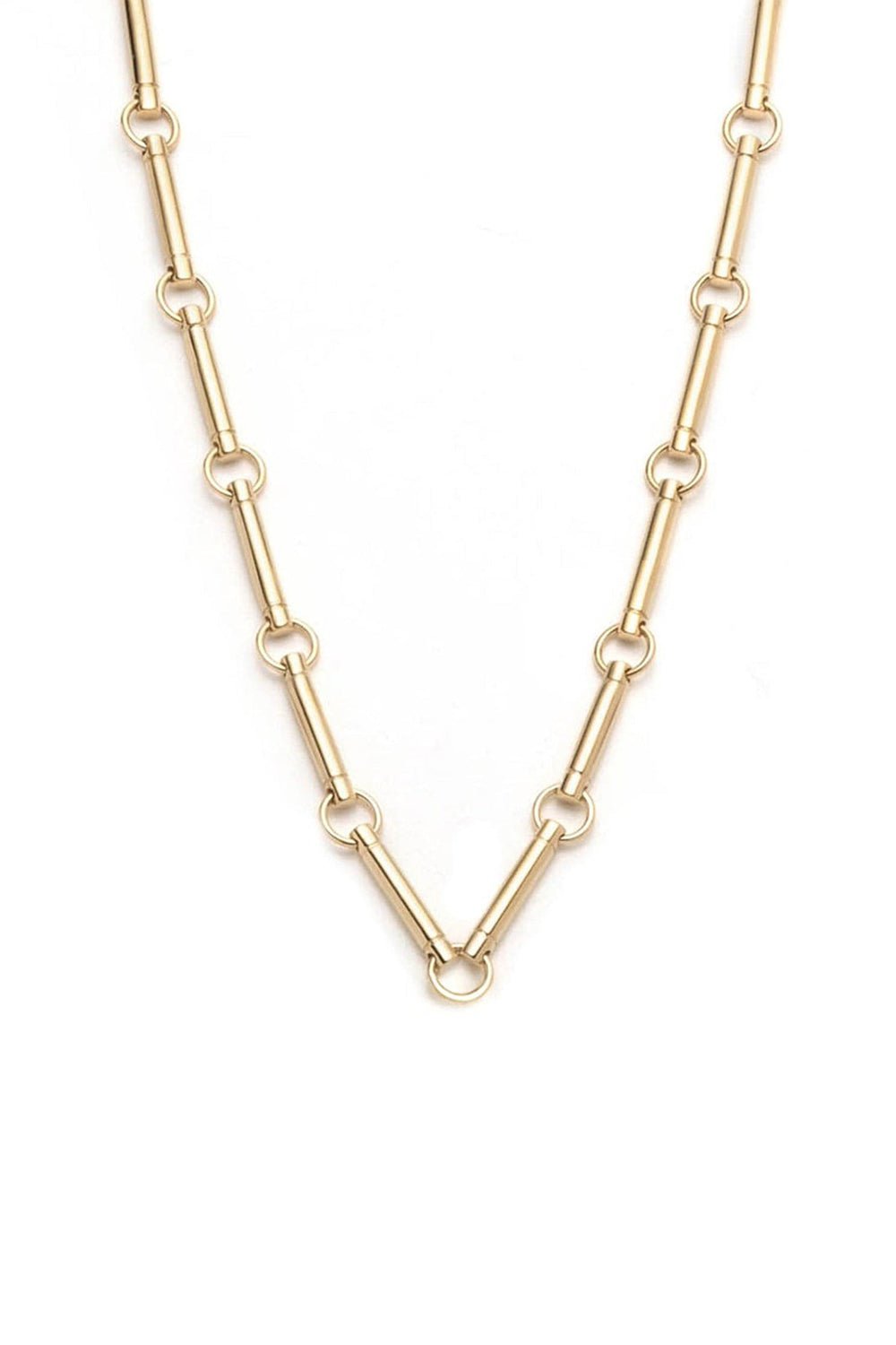 FOUNDRAE-Element Chain Choker-YELLOW GOLD