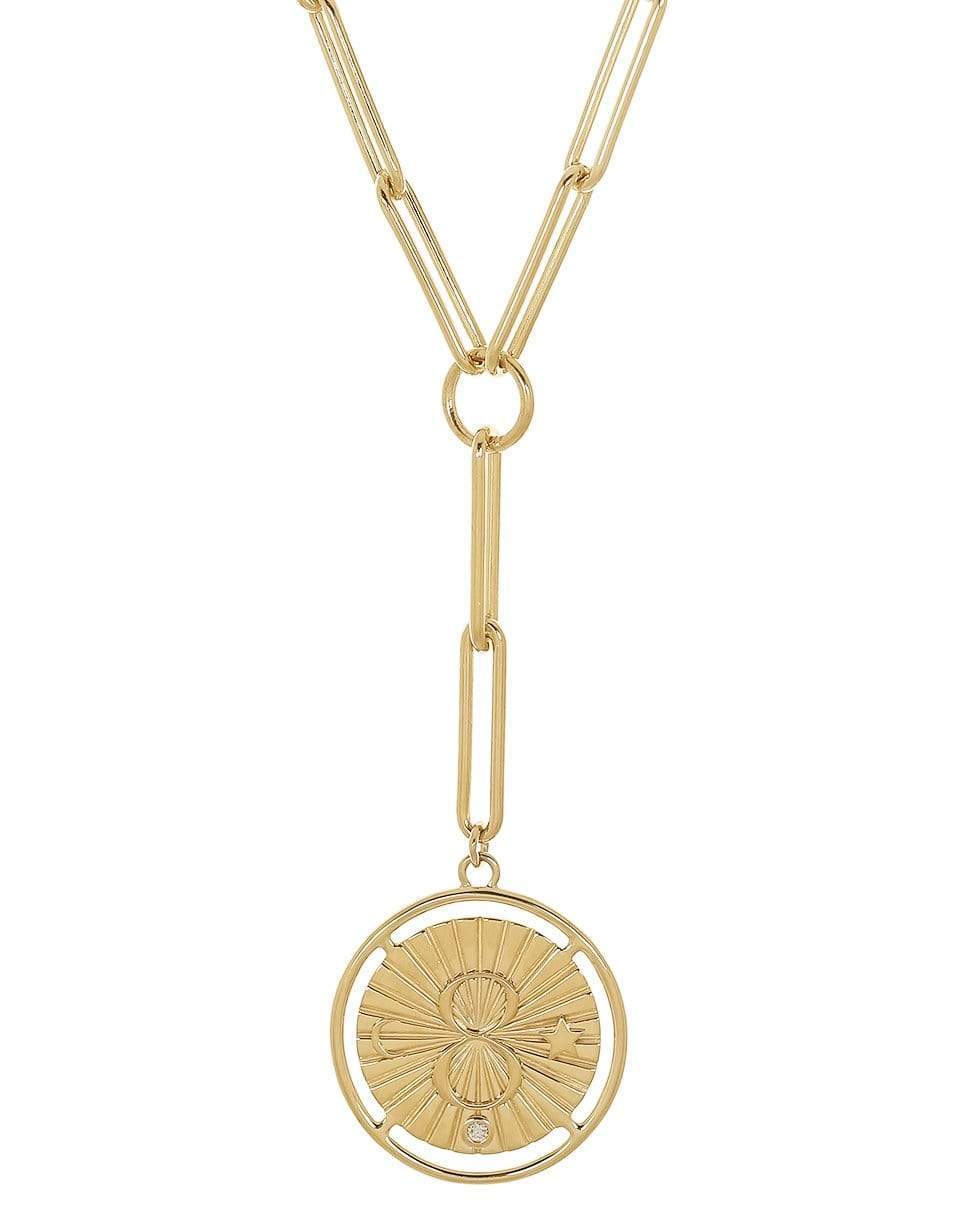 FOUNDRAE-Extended Clip Karma Choker-YELLOW GOLD