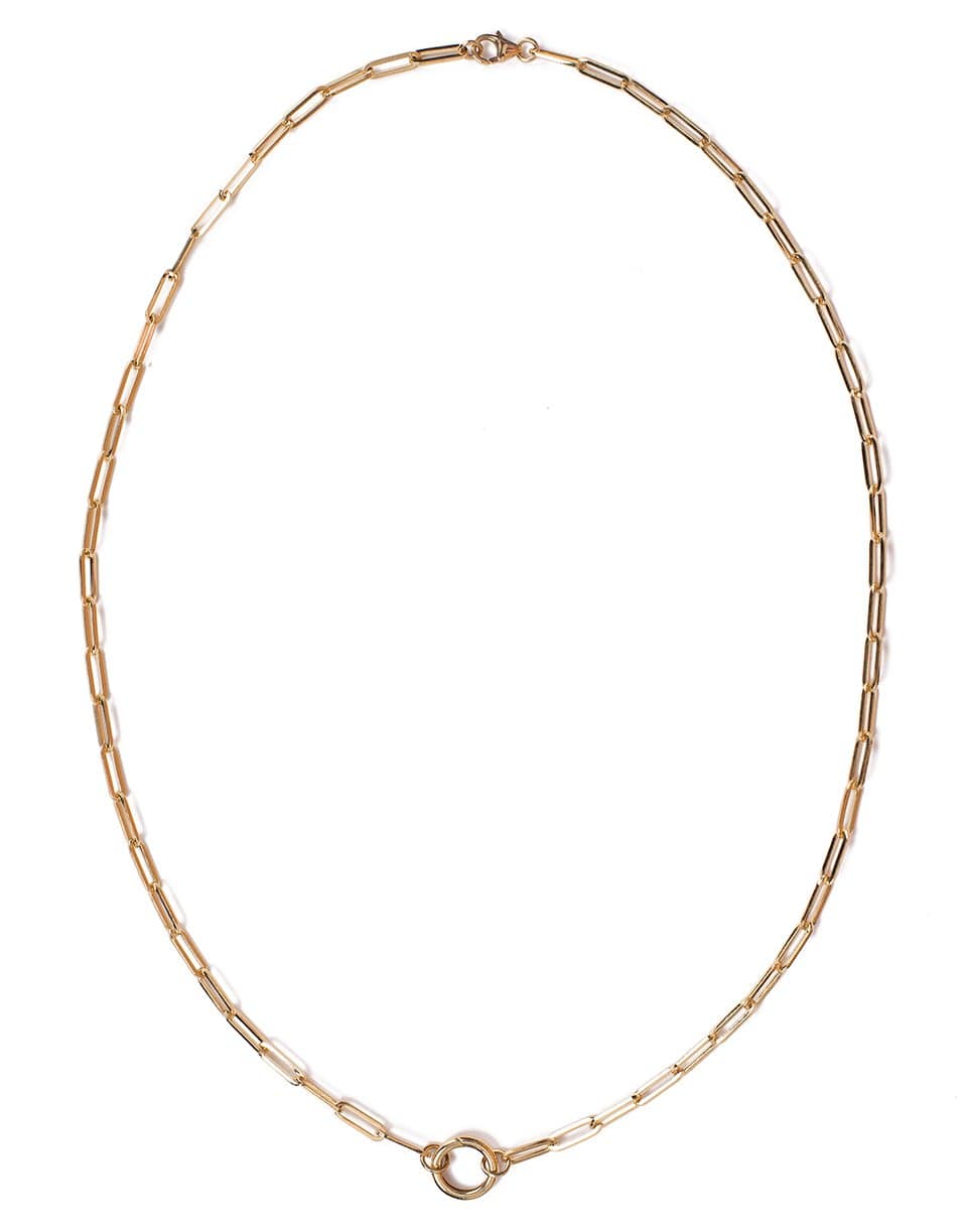 FOUNDRAE-Fob Open Link Chain-YELLOW GOLD