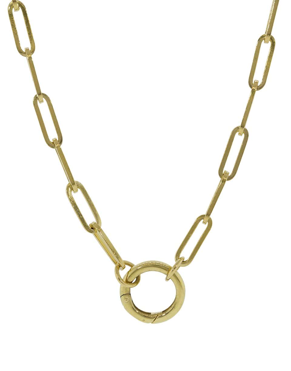 FOUNDRAE-Fob Open Link Chain-YELLOW GOLD