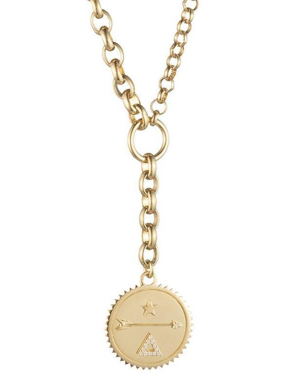 FOUNDRAE-Heavy Belcher Medium Dream Choker-YELLOW GOLD