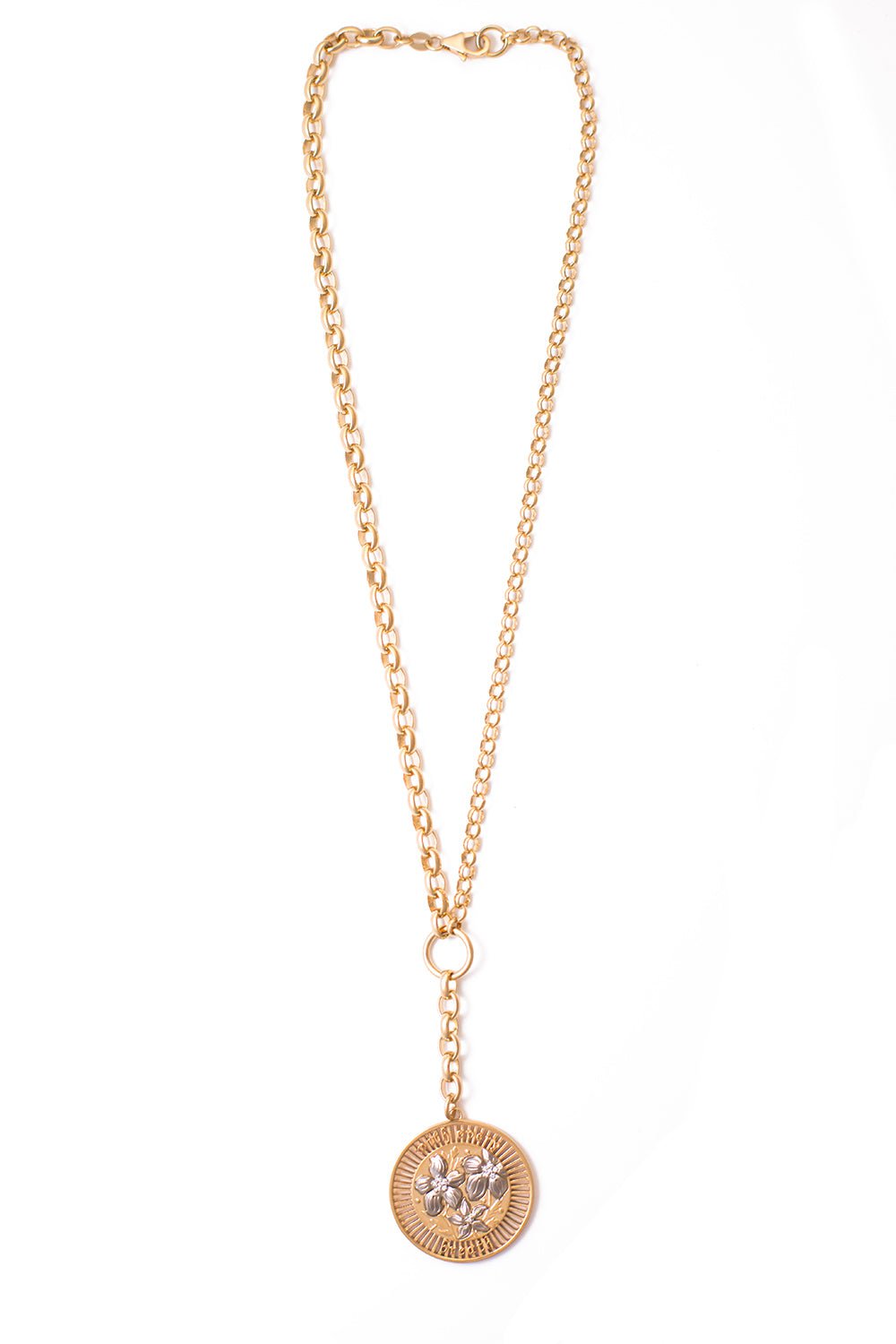 FOUNDRAE-Heavy Belcher Resilience Necklace-YELLOW GOLD