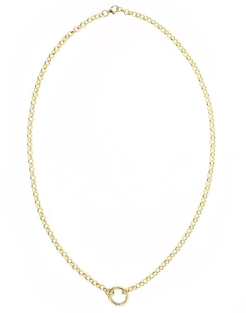 Medium Belcher Open Link Necklace-YELLOW GOLD-JEWELRYFINE JEWELNECKLACE O-FOUNDRAE