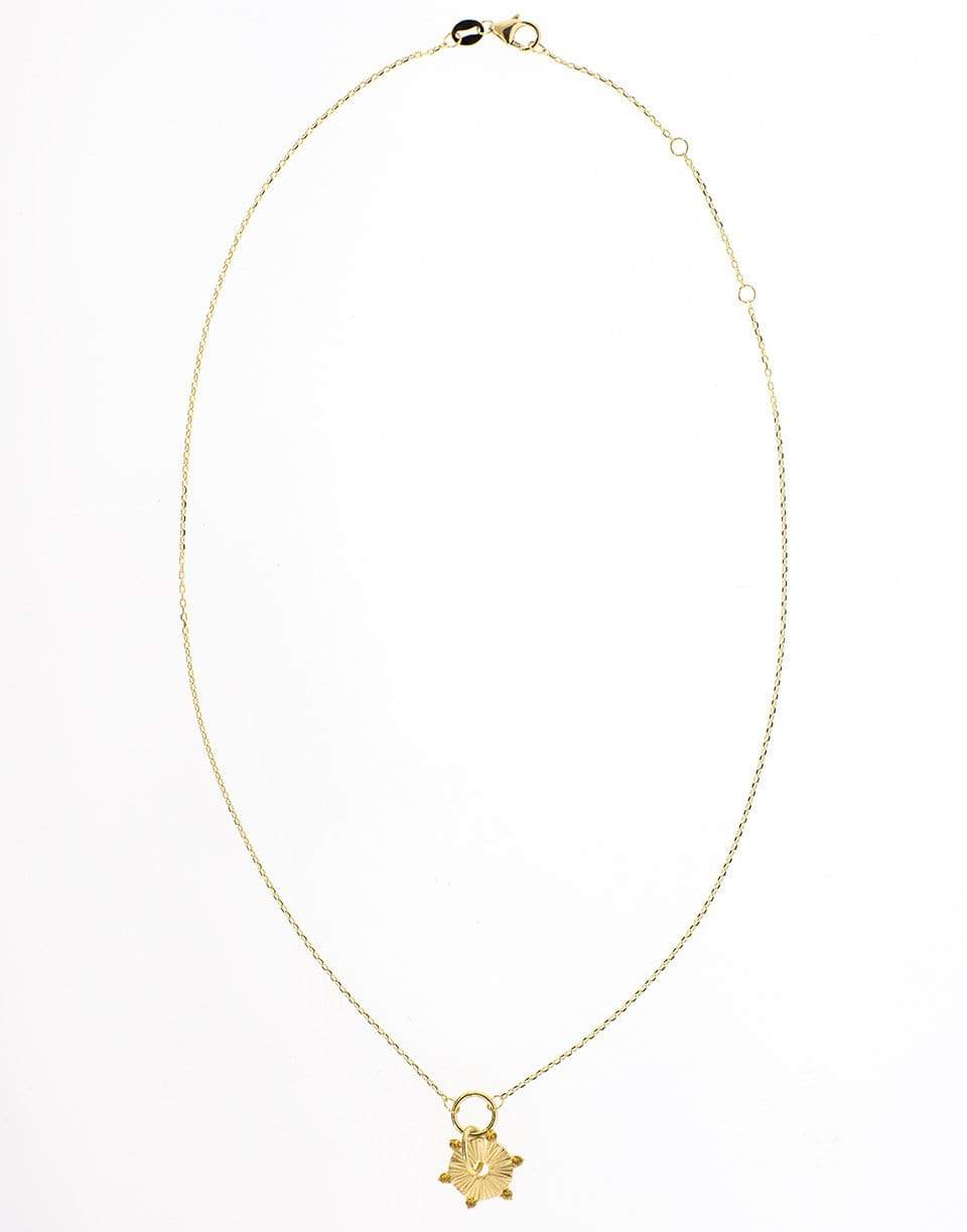 FOUNDRAE-Metal Element Citrine Necklace-YELLOW GOLD
