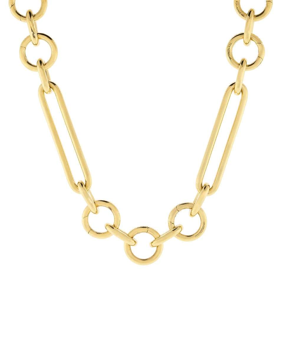 FOUNDRAE-Multi-Shape Link Thick Chain-YELLOW GOLD