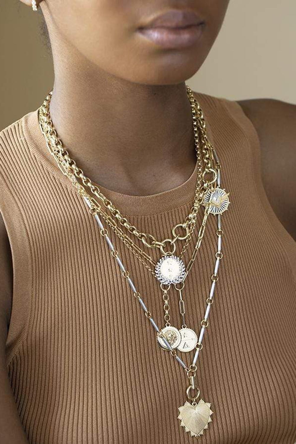 FOUNDRAE-Oversized Belcher Chain-YELLOW GOLD
