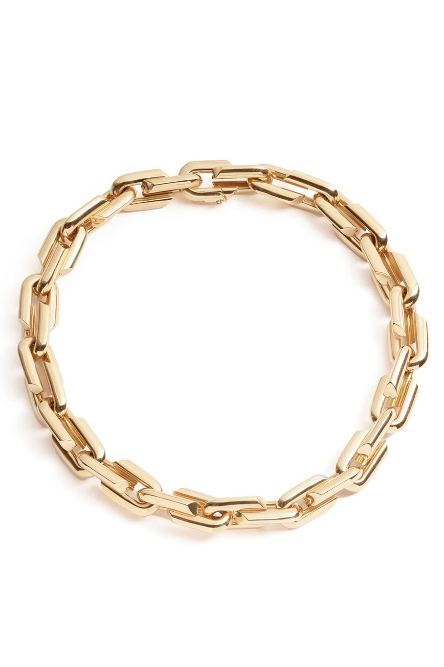 Oversized Strong Hearts Love Link Chain Necklace