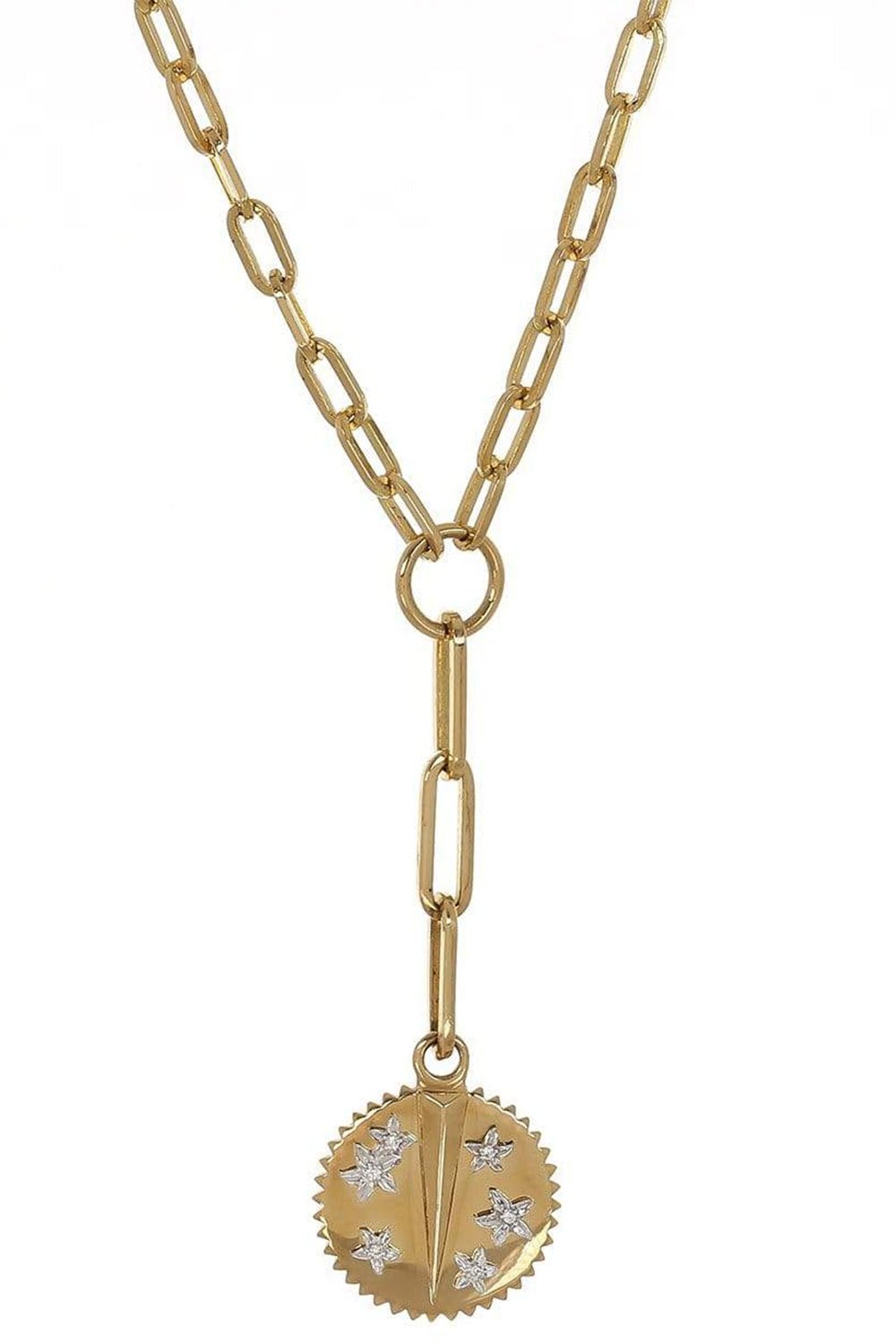 FOUNDRAE-Refined Clip Resilience Necklace-YELLOW GOLD