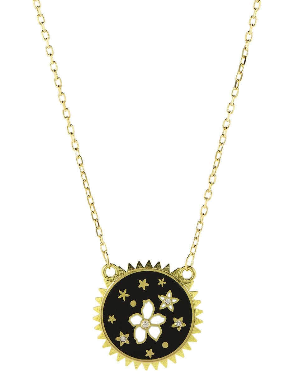 FOUNDRAE-Resilience Pendant Necklace-YELLOW GOLD