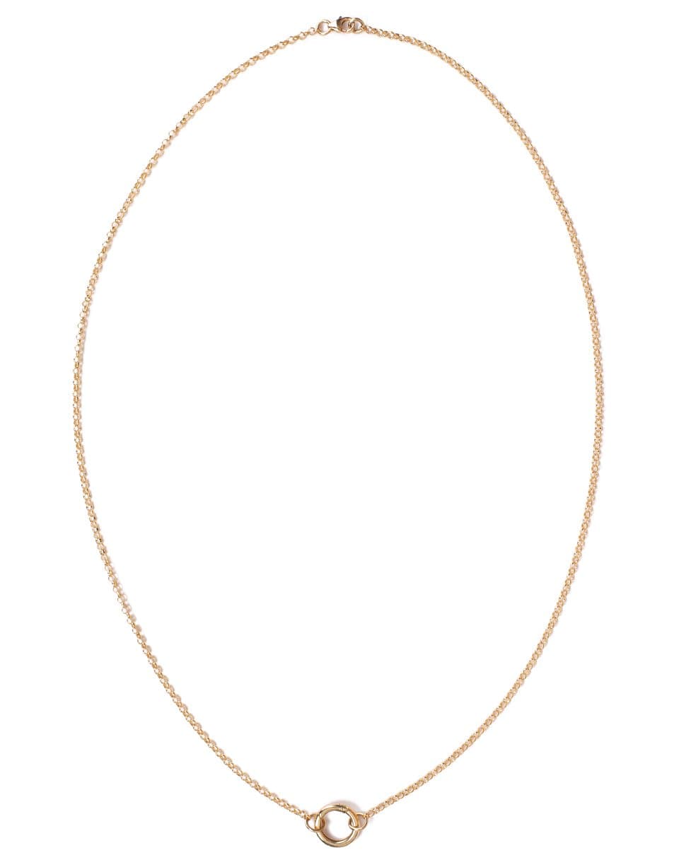 FOUNDRAE-Small Belcher Open Chain with Chubby Annex Clip-YELLOW GOLD