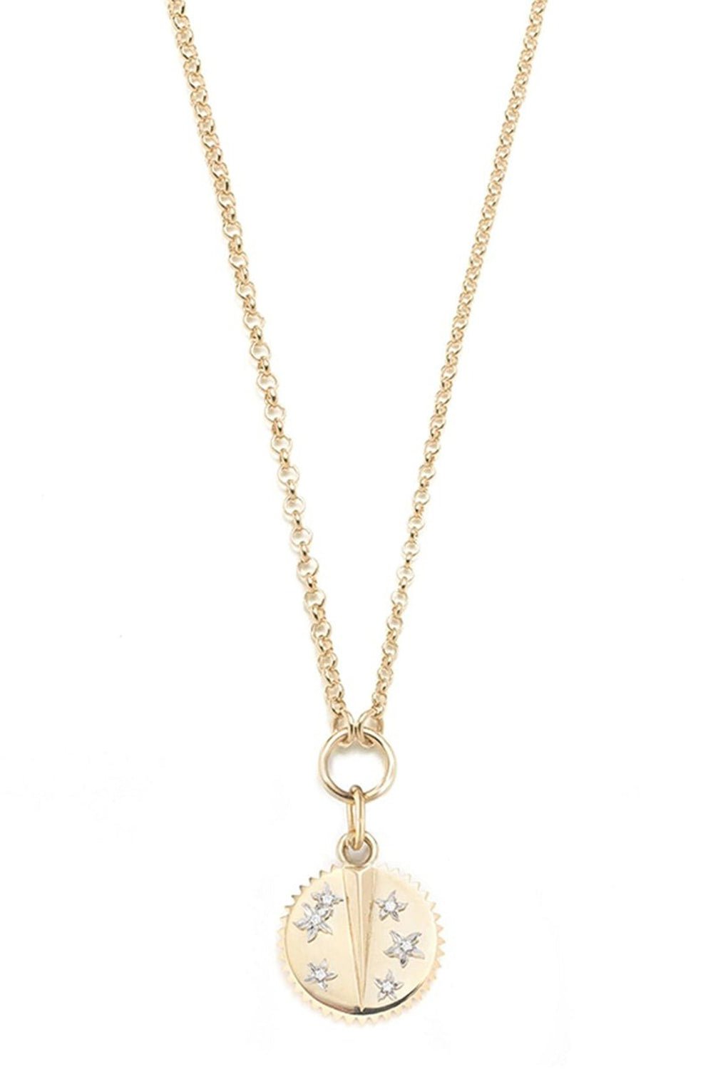 FOUNDRAE-Small Belcher Resilience Necklace-YELLOW GOLD