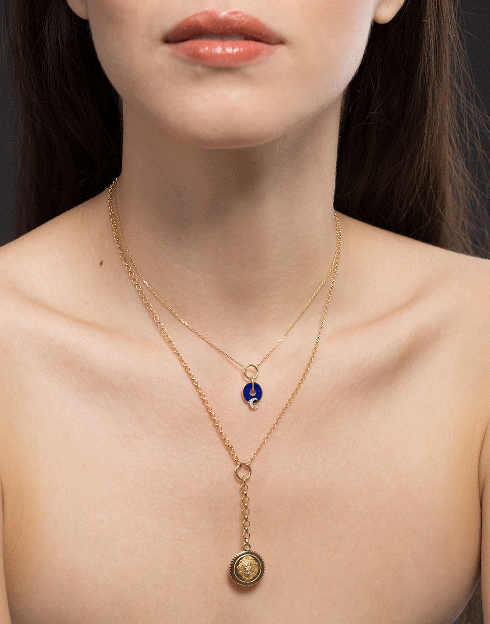 FOUNDRAE-Strength Medallion Necklace-YELLOW GOLD