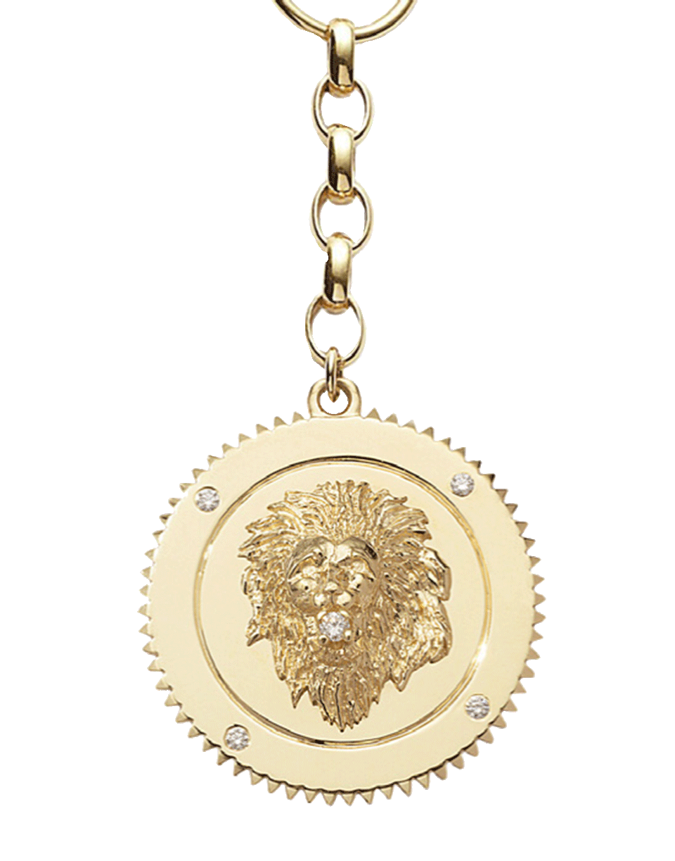 FOUNDRAE-Strength Medallion Necklace-YELLOW GOLD