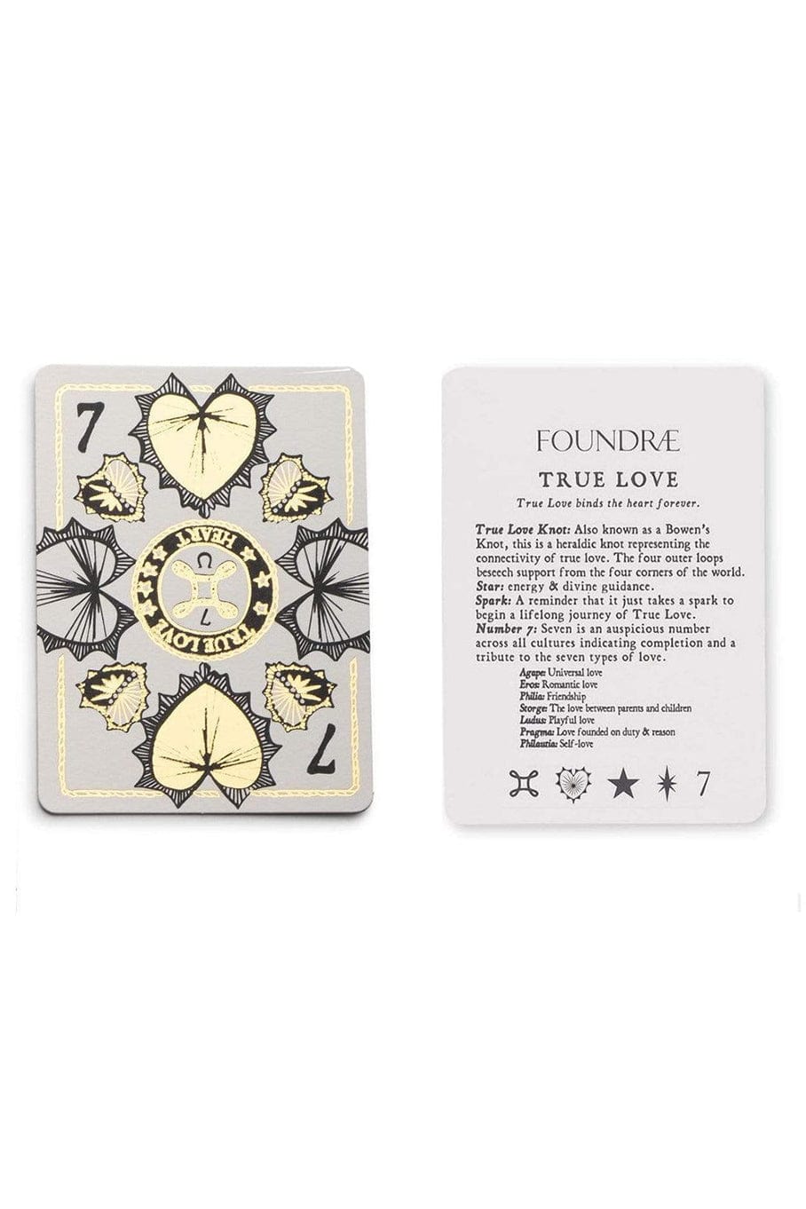 FOUNDRAE-True Love Knot Thread Necklace-YELLOW GOLD