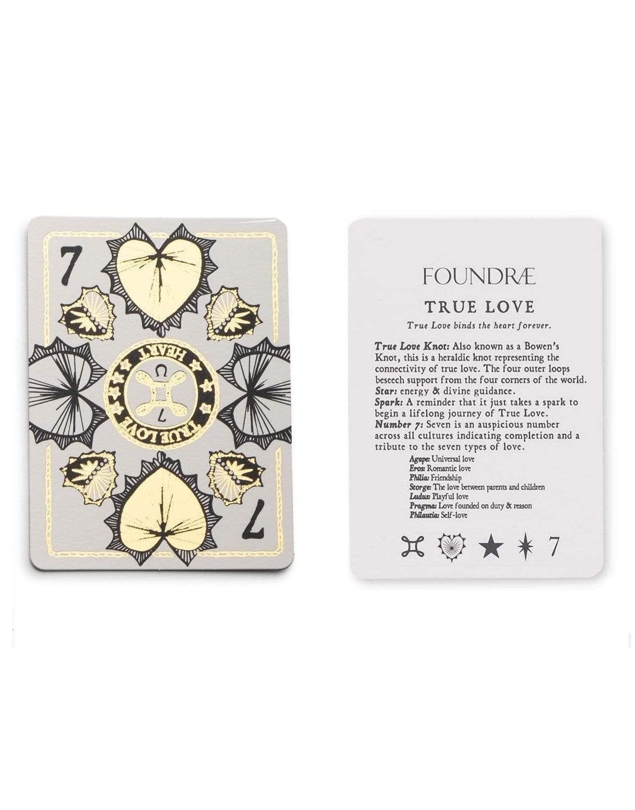 FOUNDRAE-True Love Pendant Necklace-YELLOW GOLD